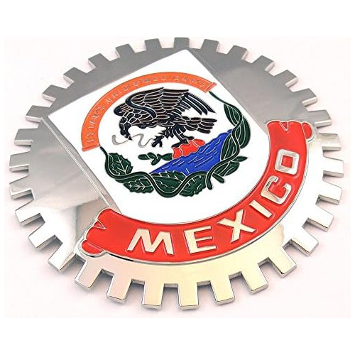 Emblema De Rejilla México Coche Camión Montaje De Par...