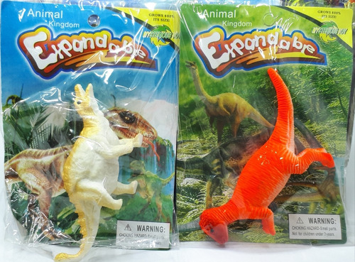 dinosaurios crecen en agua
