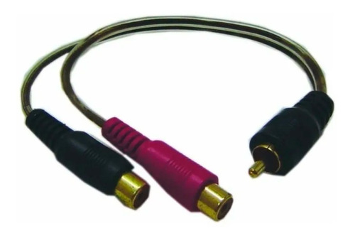 Cable Rca Split Y 2 Hembras A 1 Macho Car Audio Potencia Ry6