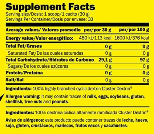 Carbohidratos Glycodex Pure Ciclodextrina 1kg Amix Pro