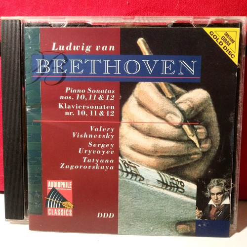 Beethoven Ludwig Van Piano Sonatas 10 11 & 12 Gold Leer