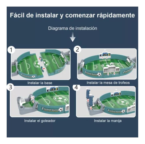 Juego De Mesa Cancha De Futbol Portátil Interactivo Niños