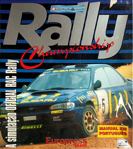 Cd De Jogos Rally, Championship Simulação Oficial Lacrado 