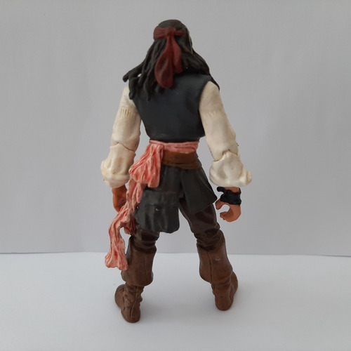 Boneco Johnny Depp Jack Sparrow Pirata Disney (Usado)