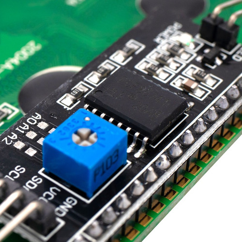 Display Lcd 20x4 Con I2c Fondo Amarillo