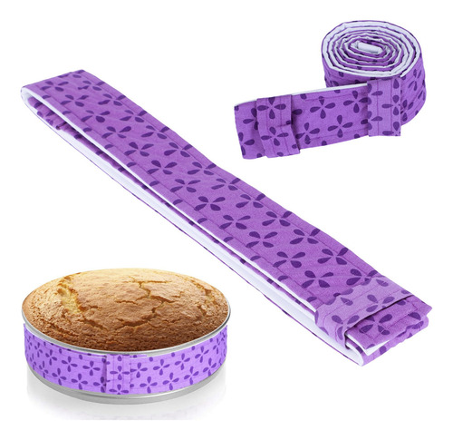 2 Piezas Tiras De Pastel Para Hornear Hornear Reutilizable