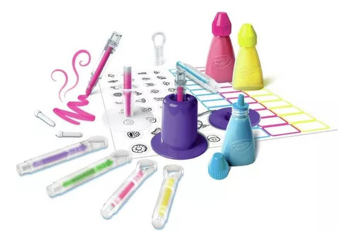 Crayola Mini Neon Marker Maker Creador De Plumones Con Aroma Multicolor