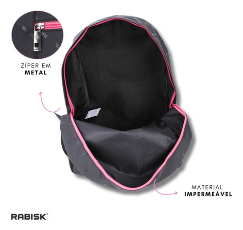 Mochila Laptop Reforçada Escolar Trabalho Rabisk