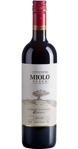 Miolo vinho tinto seleção cabernet sauvignon merlot 750ml