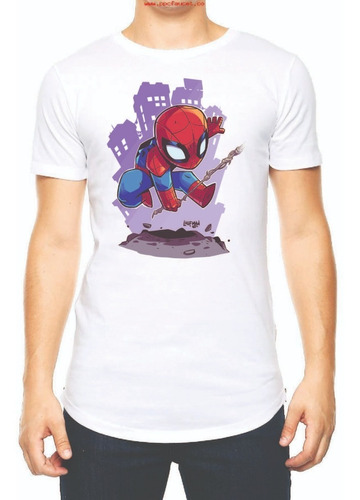 Playera Camiseta Chibi Spiderman Avengers Endgame Marvel