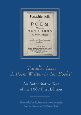 Libro  Paradise Lost: A Poem Written In Ten Books  An Aut...
