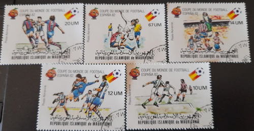 Sello Postal - Mauritania - Mundial De Futbol 1982 Sc