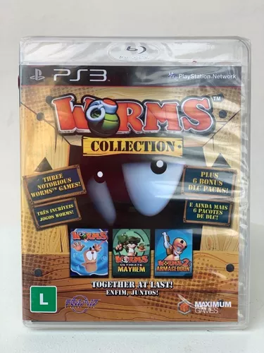 Jogo Worms Collection Ps3 Novo