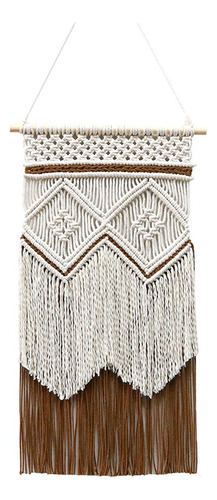 Tapiz Bohemio De Macramé, Tapiz Tejido Hecho A Mano Para