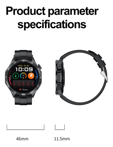 Reloj Inteligente Lemfo Hk4 Bluetooth Calling Nfc Para Exter