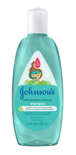 Shampoo Para Niños Johnson's® hidratación Intensa 200 Ml