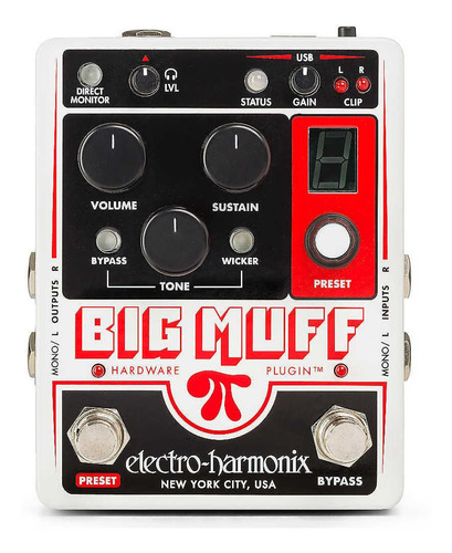 Pedal Electro Harmonix Big Muff Pi Hardware Plugin