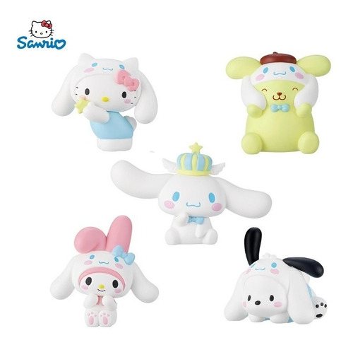 Set 5 Figuras De Hello Kitty 4.2 Cm Diseño Exclusivos Sanrio