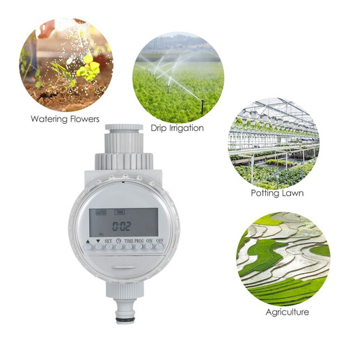 Kkmoon Solar - Temporizador De Riego Eléctrico