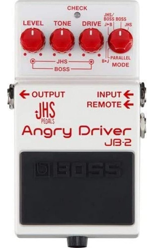 Boss Jb-2 Angry Driver Distortion Overdrive Pedal, Pedal Ove