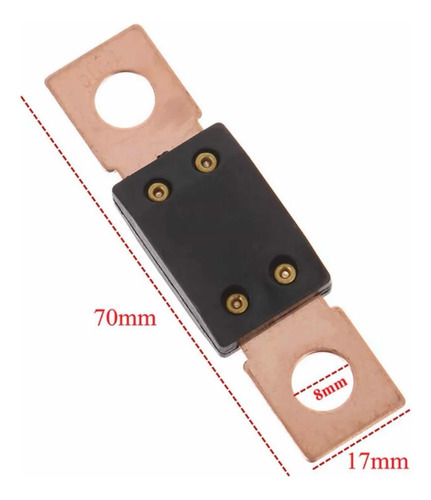 Fusible Cobre Marcha Alternador Automotriz Mega Anl 32v 300a