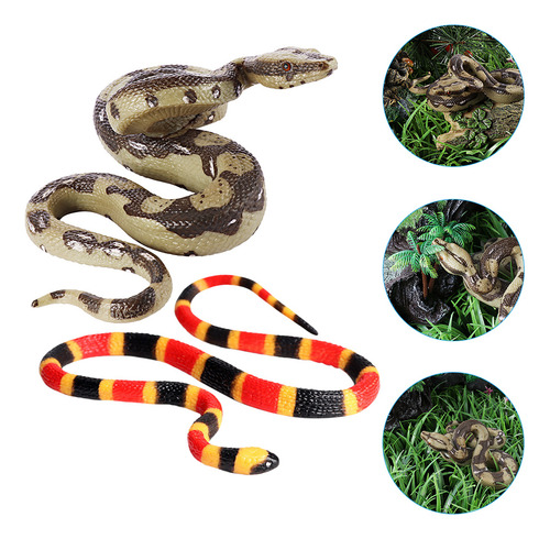 Serpiente Artificial Frog Toy, 2 Unidades