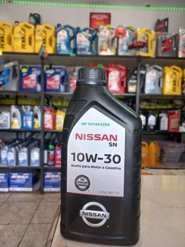 Aceite Motor Nissan 10w-30, Envase 1l, Para Motores Benciner