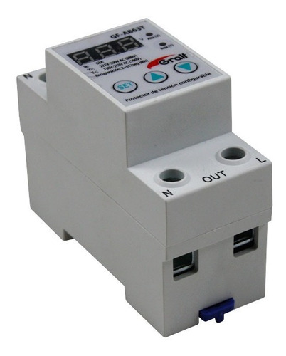 Protector De Tension Monofasico Programable Gralf Gf-ab63t