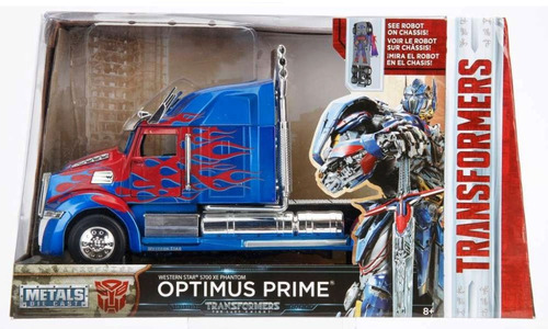 Transformers Optimus Prime Metálico Colección 1:24 Orig!!