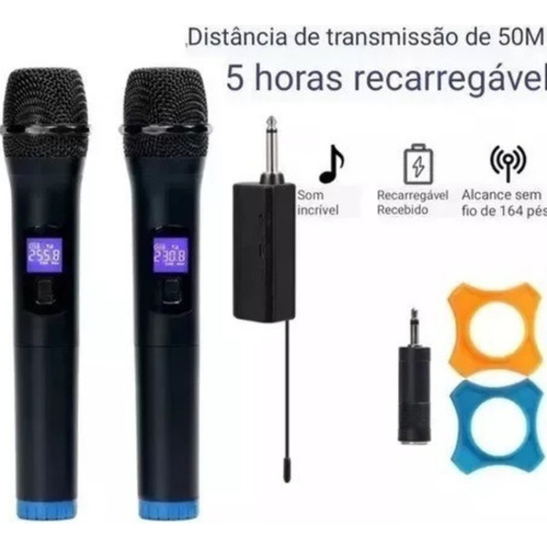 Pei-30 Fl Microfone Sem Fio Recarregável Versatilidade Tot