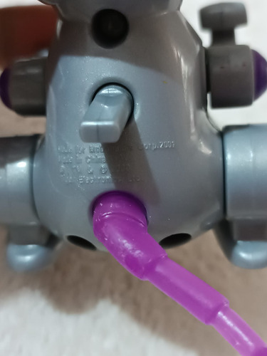Lote De 7 Juguete Robot Promocionales De Mcdonald's (2000) Robo-chi-dog Gris (Usado)