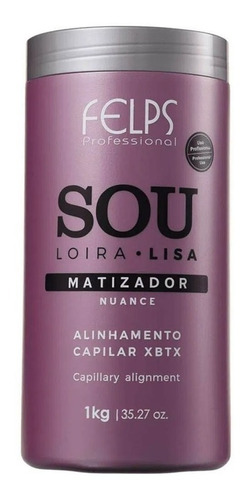 Felps Xbtx Capilar Sou Loira Matizador 1kg 