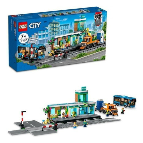 Kit De Construcción Lego City Estación De Tren 60335 907