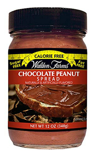 Spread Walden Farms Calorie De Cacahuete Del Chocolate - 12 