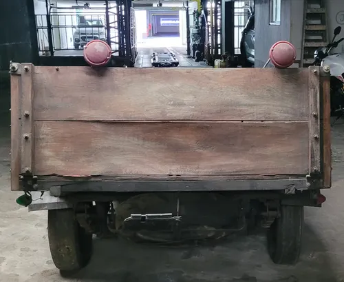 Trailer Arrastre De Hierro Ángulo Y Madera Dura