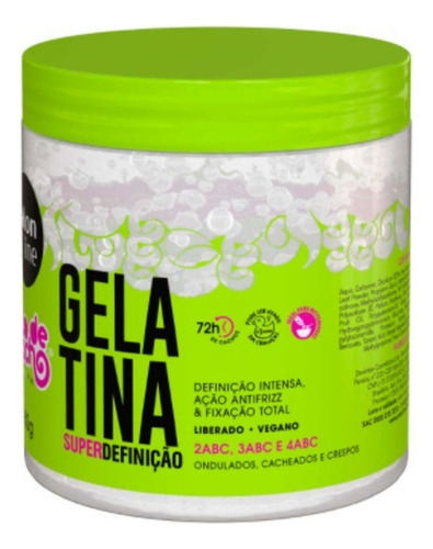 Gelatina Super Definição Salon Line To De Cachos 550g