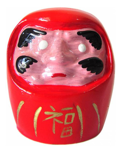 Boneco Daruma Amuleto Sorte Omiyang Presente Japonês Talismã