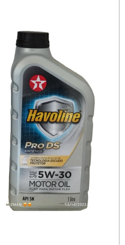 Havoline 5w30 Envío Gratis 4 Litros.sintetico Nafta