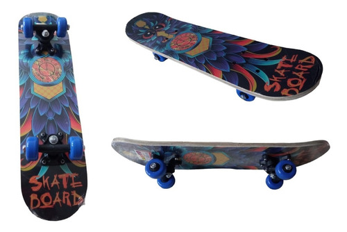 Patineta Skate Board Patinete Para Niños 59 Cm