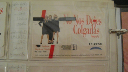 Tarjeta Telef Col Telecom Peliculas No Nos Dejen Colgadas N (Usado)