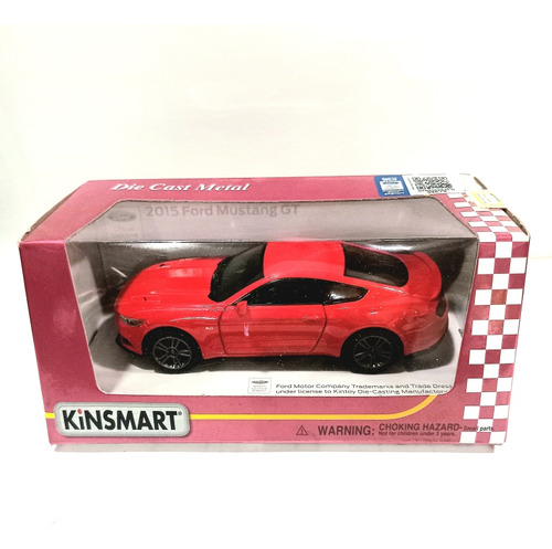 Auto Kinsmart Die Cast Metal -ford Mustang  Gt-