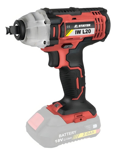 Llave De Impacto Inalambrica 400nm 18v 1/2 Pulg Stayer IW L20