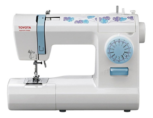 Máquina de coser recta Toyota Eco 15CB portable blanca 220V - 240V