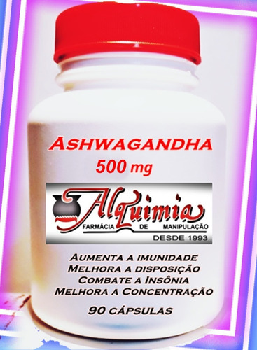 Imagem 2 de 3 de Ashwagandha - 500 Mg 90 Cápsulas - Aumente A Vitalidade