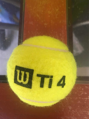 Pelota De Tenis Wilson Ti 4 Verde Claro (Usado)
