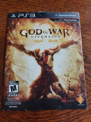 God Of War Ascension Original Físico Ps3 En Sobre Original