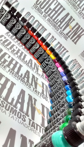 Imagen 2 de 10 de Set Tattoo Extreme 30 Tintas X 1oz = 30 Oz Tatuajes Tatuar