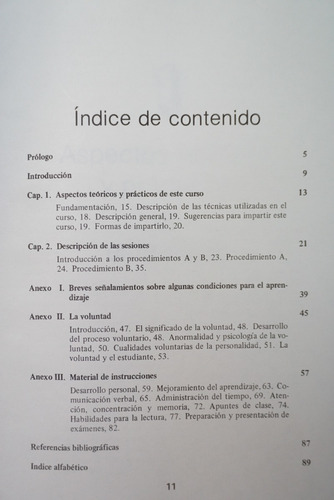 Curso De Hábitos De Estudio Y Autocontrol / Alma Patricia A (Usado)