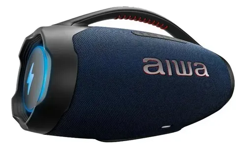 Caixa de Som Boombox Plus AIWA BBS-01-LBL 200W Bluetooth 30H IP66...