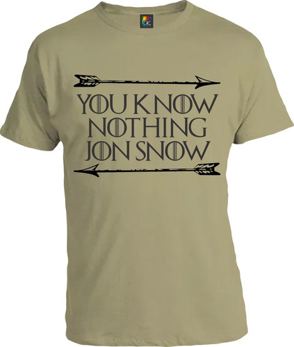 Remera Serie Personalizada Diseño Game Of Thrones 5